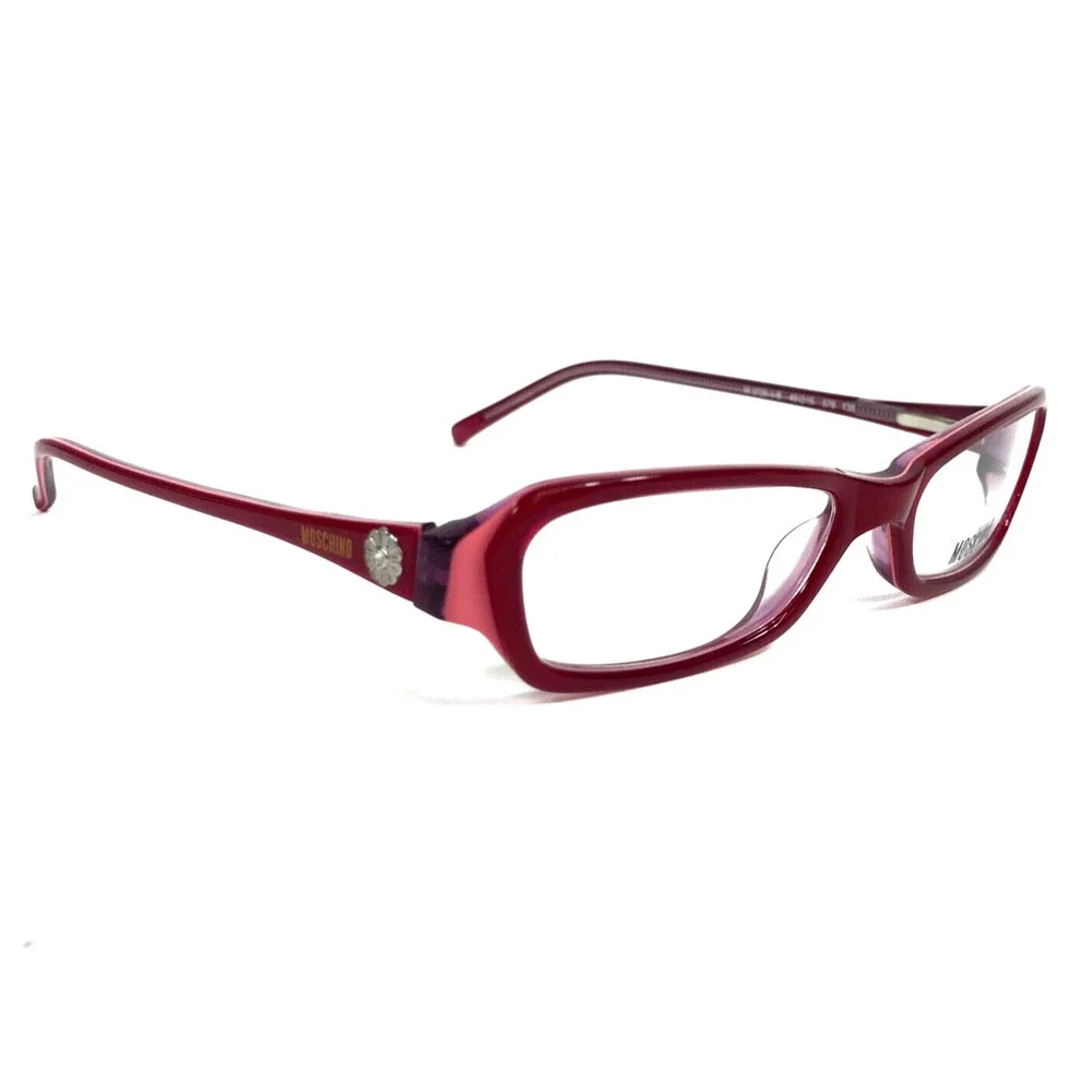 Moschino Eyeglasses Frames M3729-V-B 578 Pink Red Cat Eye Full Rim 49-15-135
